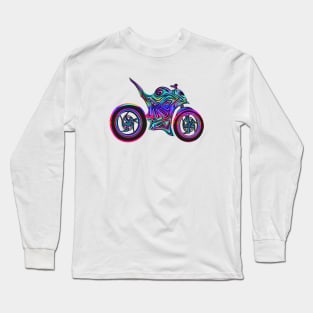 Color Spectrum  Hyper Naked Motorcycle Long Sleeve T-Shirt